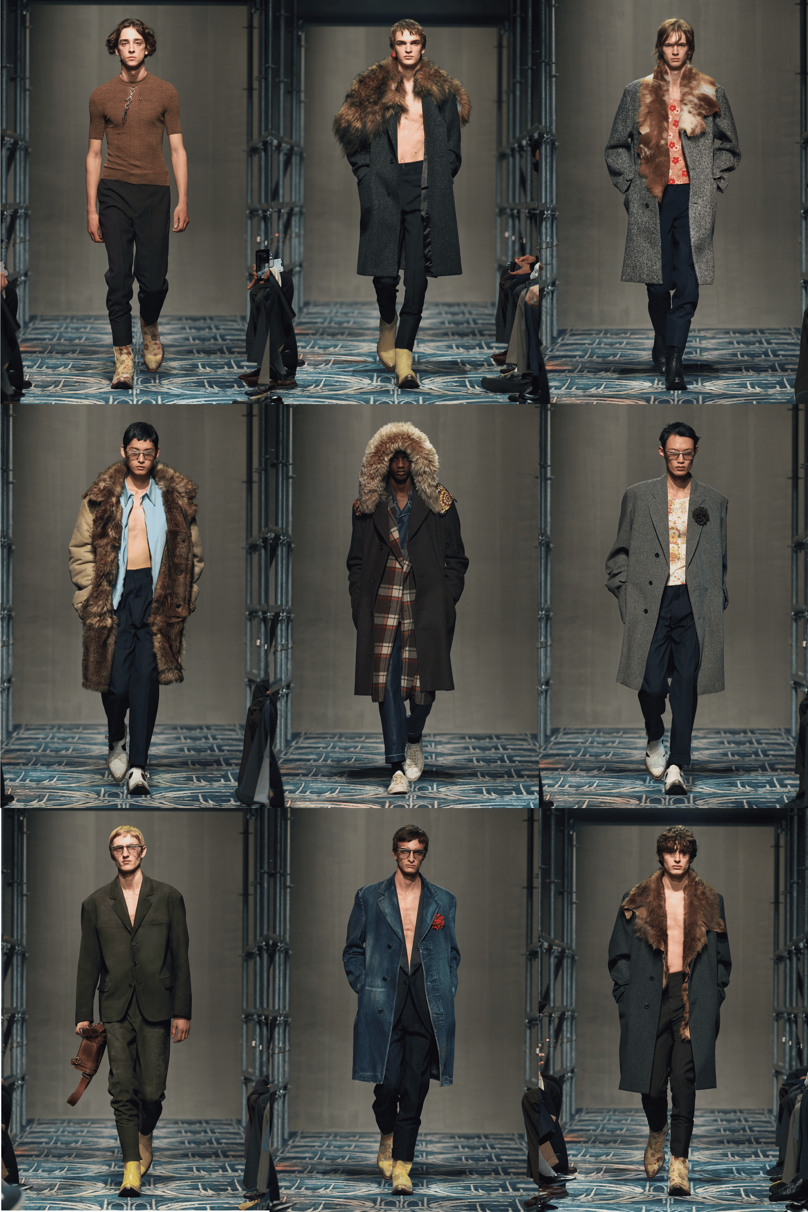 프라다의 2025 F/W 멘즈 컬렉션